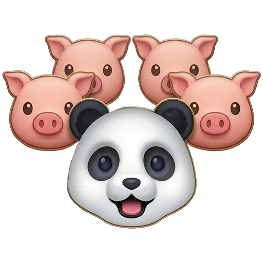 Pigs and a Panda